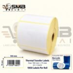 100mm x 75mm Thermal Transfer Labels 4 x 3 Inch - Image 3