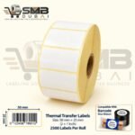50mm x 25mm Thermal Transfer Labels 2 x 1 Inch - Image 3